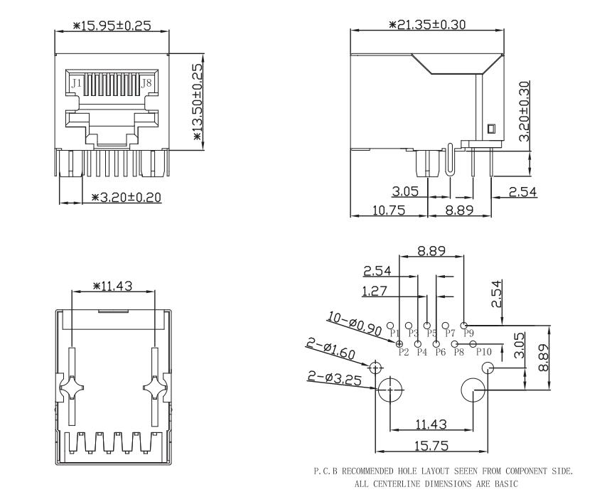 HRK1-1BEG03_RJ45 Jack